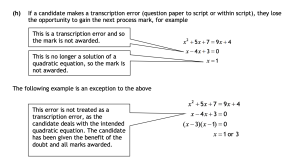 maths answers past papers